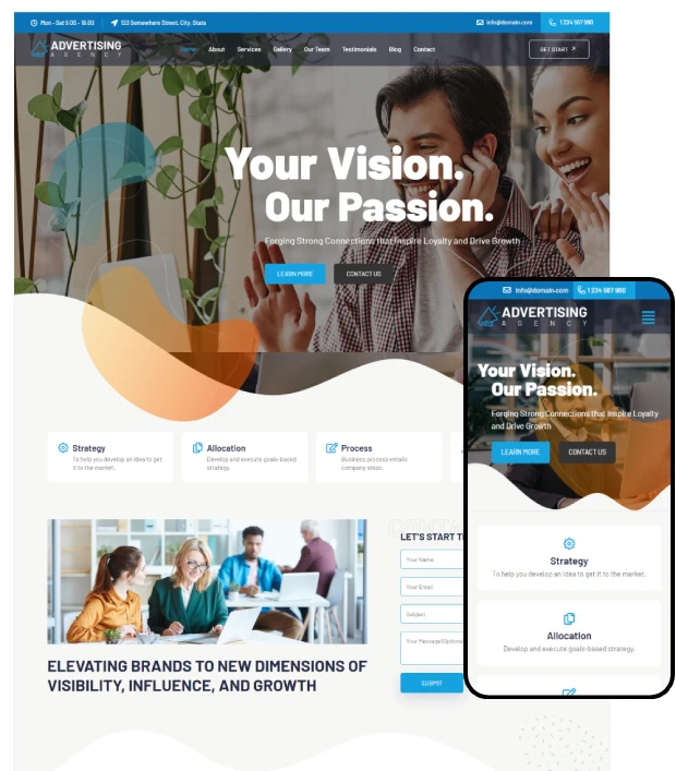 Advertising Agency WordPress Theme