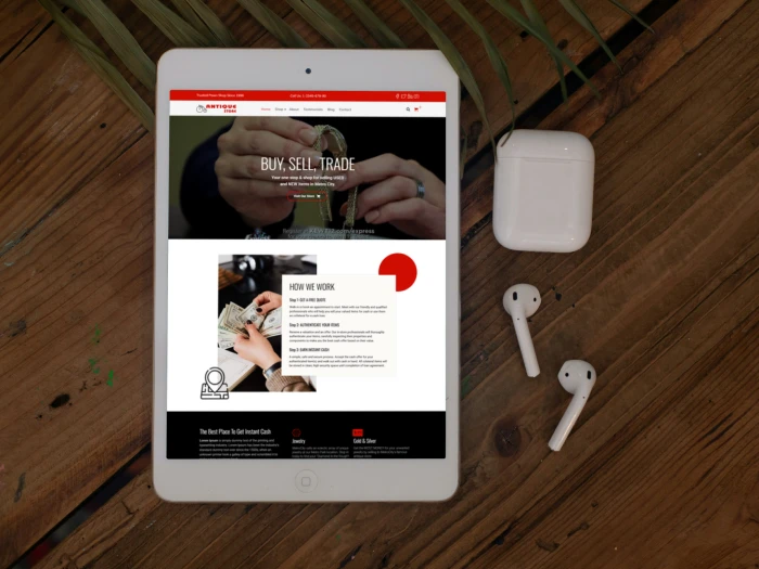 AntiqueStore Nivora Kajabi Website Theme