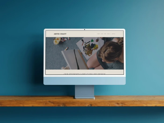 Artis Craft Nivora Kajabi Website Theme