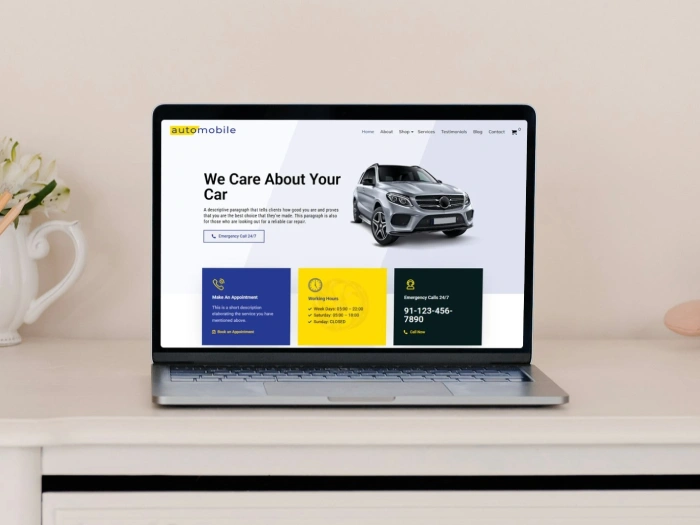 Automobile Pro WordPress- Website Theme