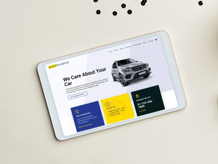 Automobile Pro Nivora Kajabi Website Theme