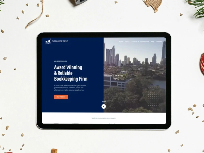 Bookkeeping Pro Nivora Kajabi Website Theme