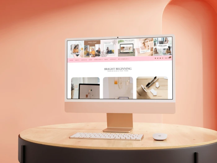 Bright Beginning Nivora Kajabi Website Theme