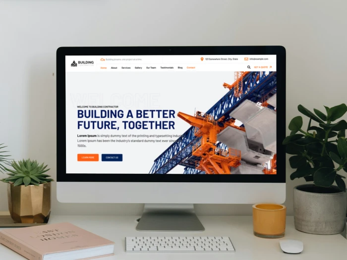 Building Contractor  WordPress- Website Theme