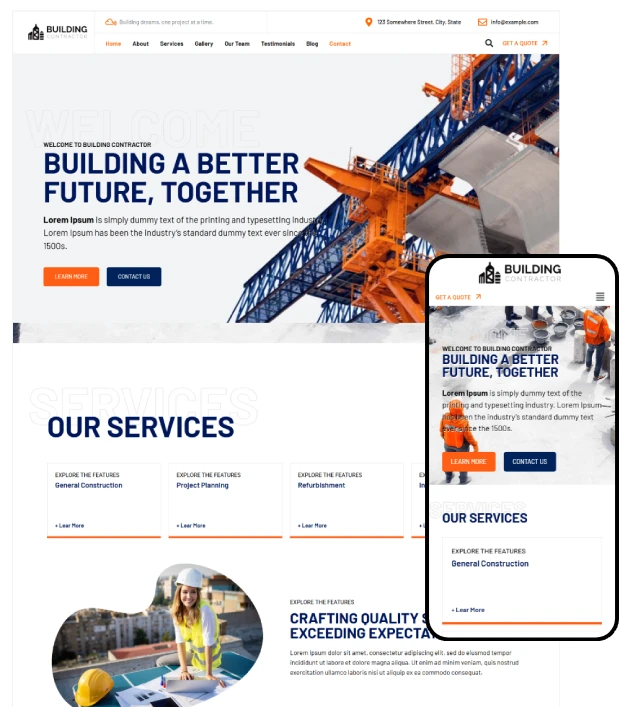 BuildingContractor - Building Contractor WordPress Theme