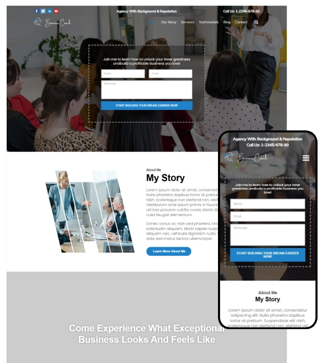 Business Coach WordPress Theme : Business Coach Pro