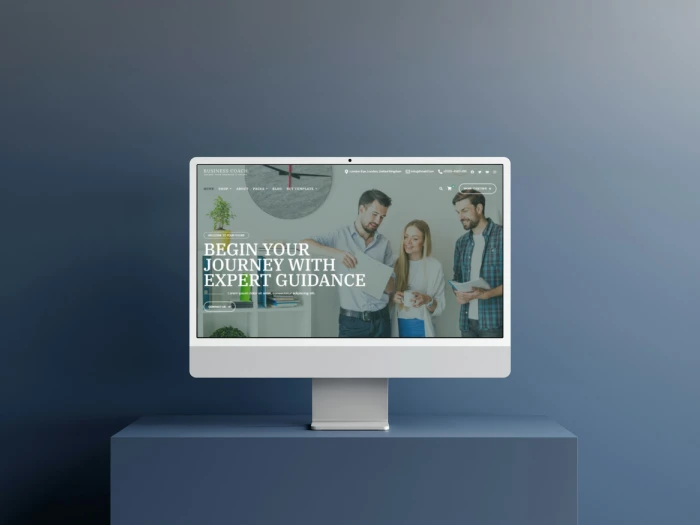 Business Coach Nivora Kajabi Website Theme