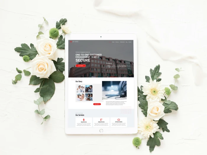 Call Center Nivora Kajabi Website Theme