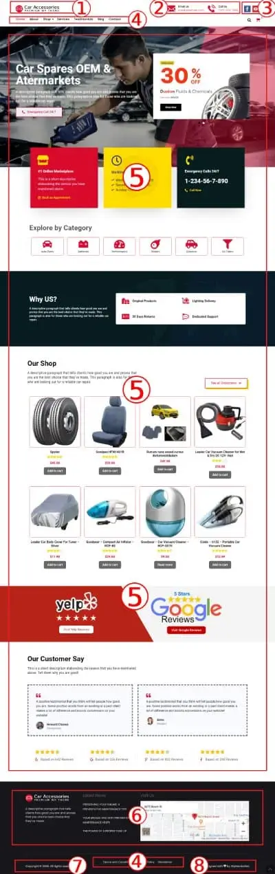 Car Accessories Premium WordPress Theme Documentation