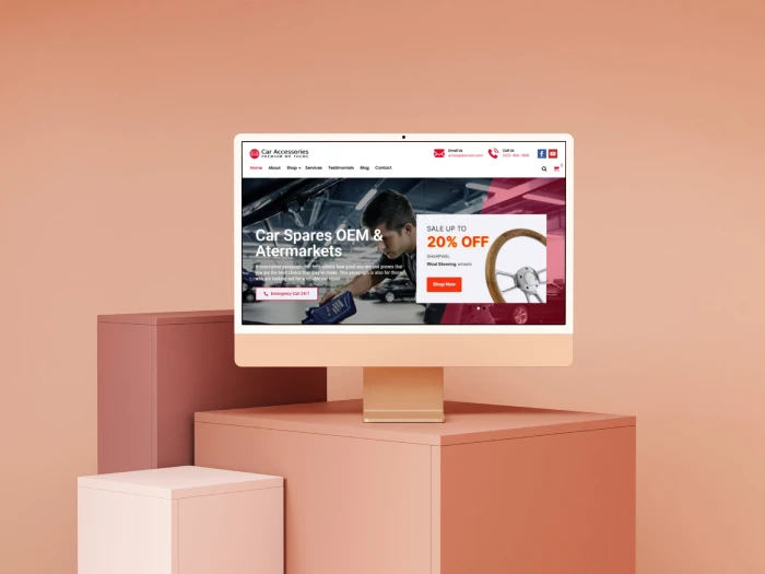 Car Accessories WordPress- Website Theme