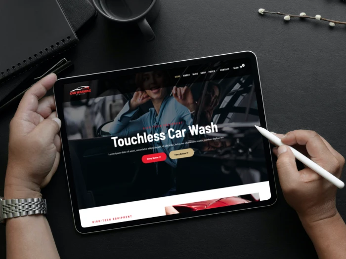 Car Washing WordPress- Website Theme