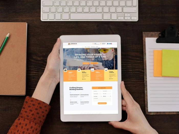 Carpenter WordPress- Website Theme