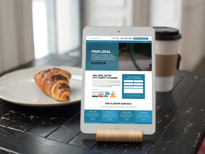 Carpet Cleaner WordPress- Website Theme