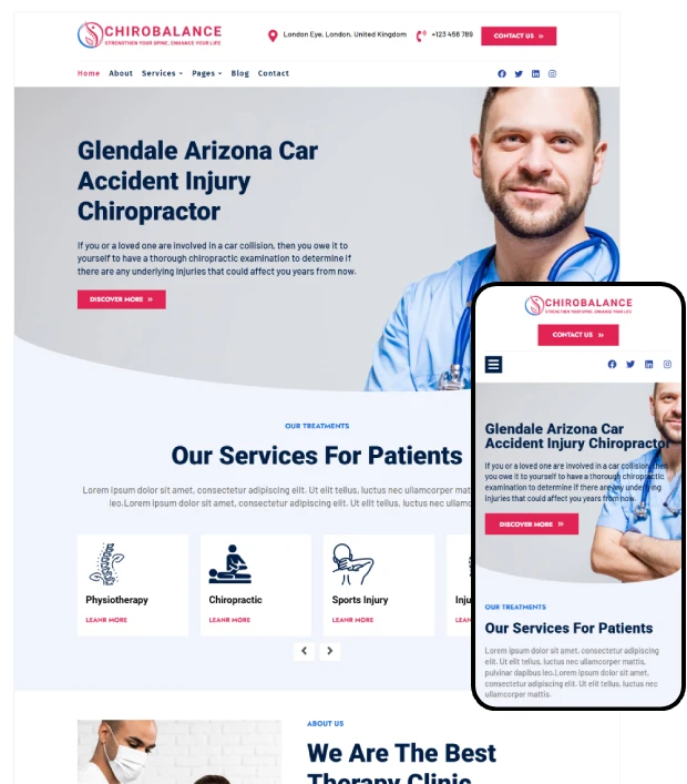 Chirobalance – A Modern Physical Therapy WordPress Theme