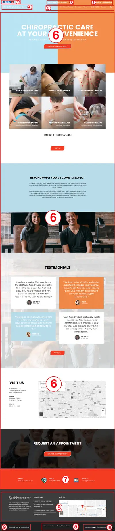 Chiropractor Pro Premium WordPress Theme Documentation