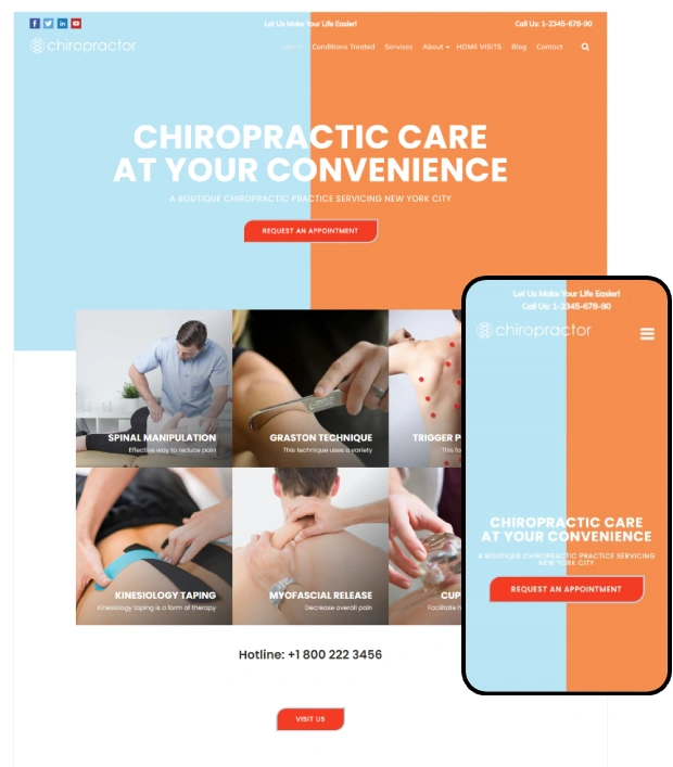 Chiropractor WordPress Theme – Built for Success