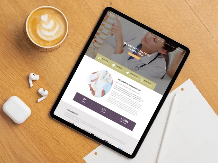 Chiropractor Nivora Kajabi Website Theme