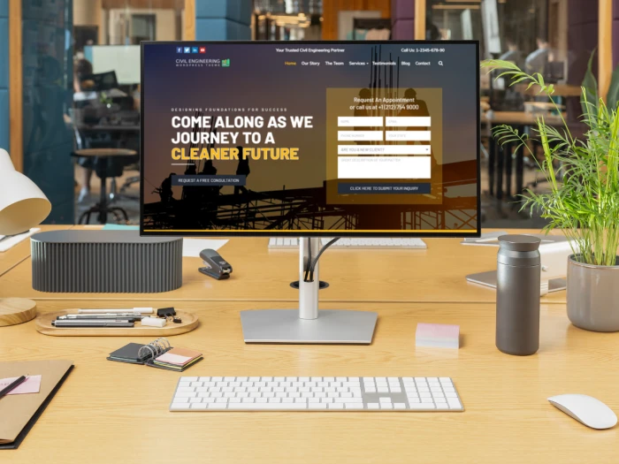 Civil Engineering WordPress- Website Theme