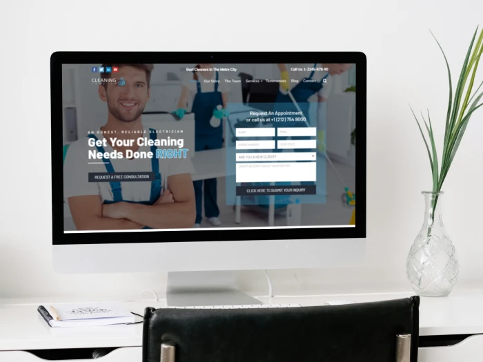 Cleaning Service WordPress- Website Theme