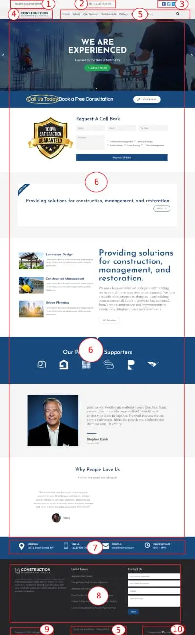 Construction Premium WordPress Theme Documentation