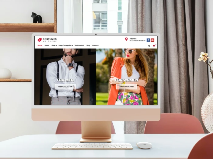 Costumes WordPress- Website Theme