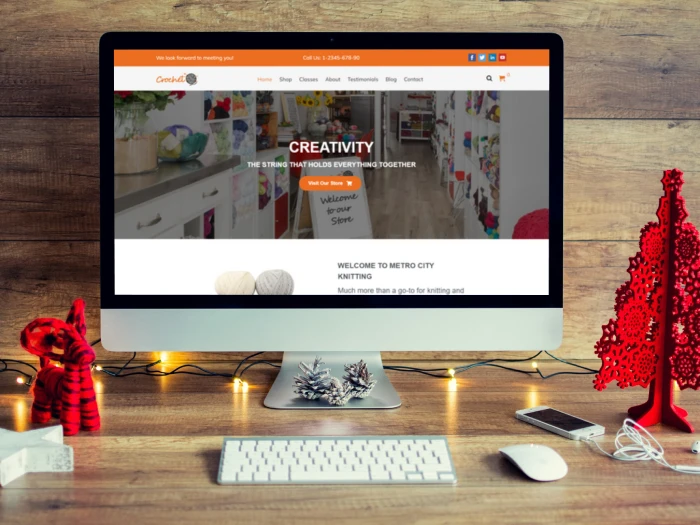 Crochet WordPress- Website Theme