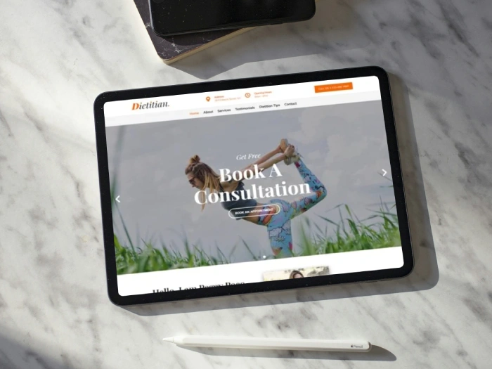 Dietitian Pro Nivora Kajabi Website Theme