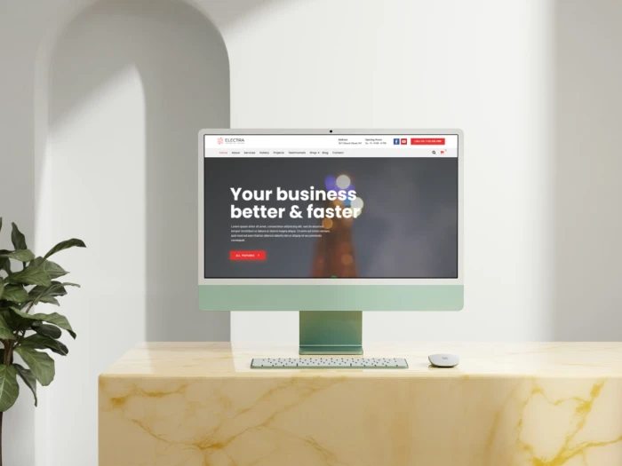 Electra WordPress- Website Theme