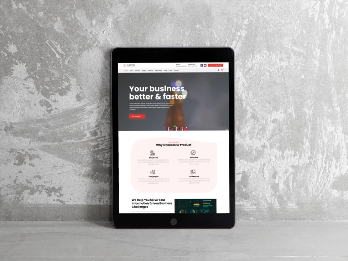 Electra Nivora Kajabi Website Theme