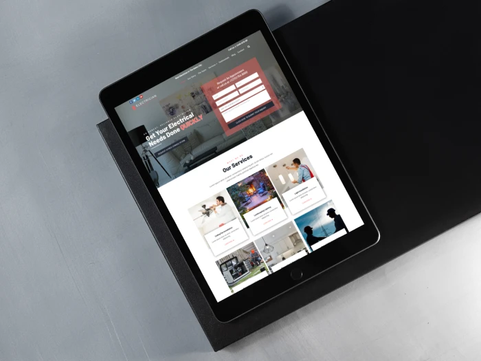 Electrician Nivora Kajabi Website Theme