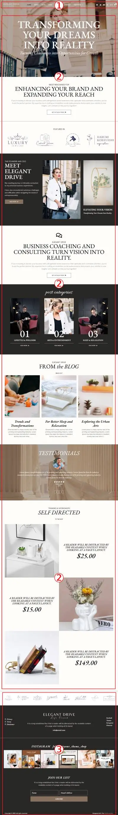 Elegant Drive Premium WordPress Theme Documentation