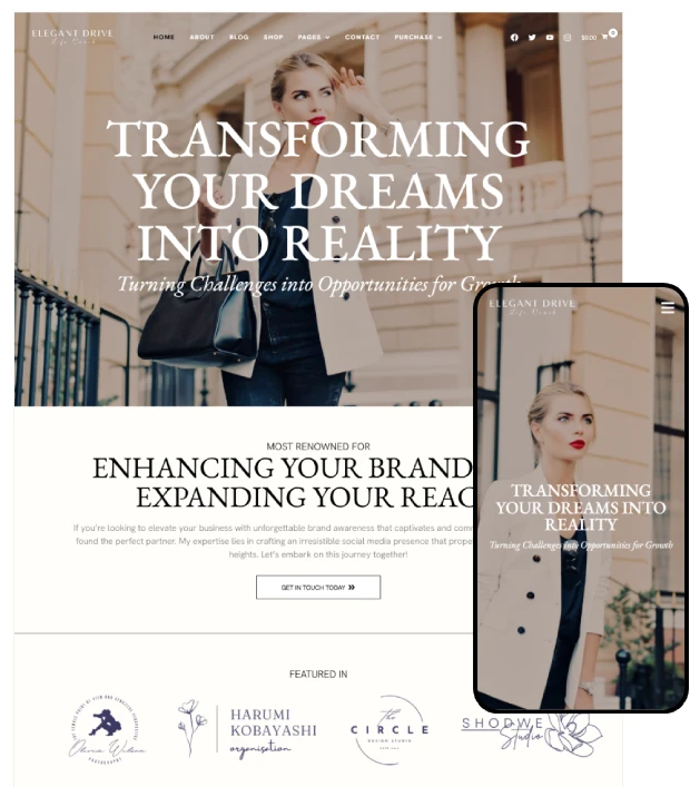 Elegant Drive – Best blog WordPress theme