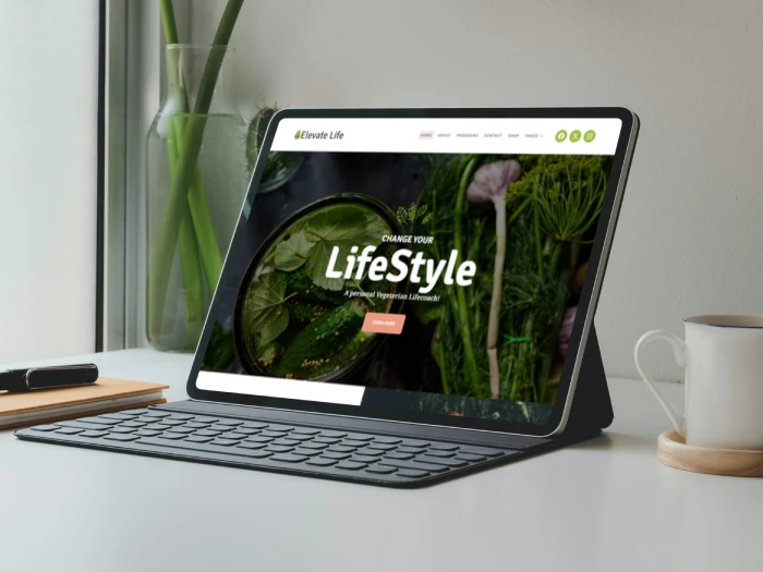 Elevate Life Nivora Kajabi Website Theme