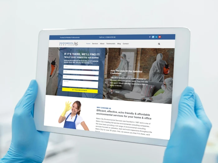 Environmental Services Nivora Kajabi Website Theme