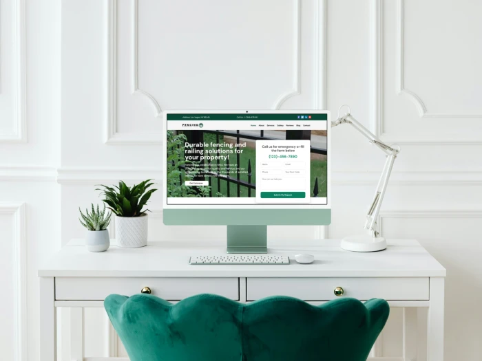 Fencing Service WordPress- Website Theme