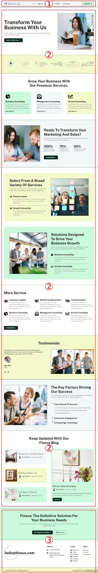 Finova Premium WordPress Theme Documentation