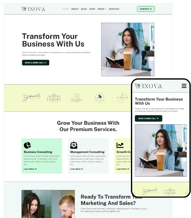 Finova – A WordPress Theme for Blogs