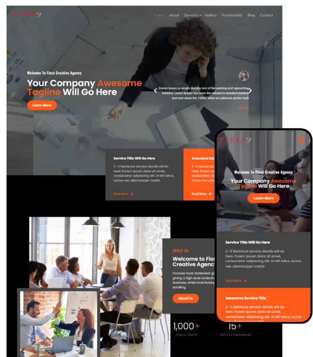 Flora Creative WordPress Theme