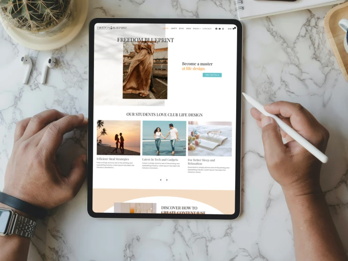 Freedom Blueprint WordPress- Website Theme