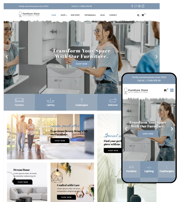 FurnitureStore - Furniture Store WooCommerce Theme