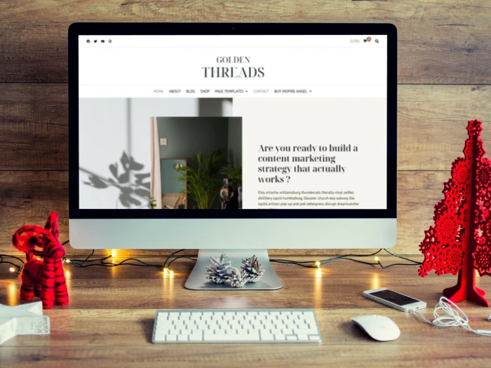 Golden Threads WordPress- Website Theme