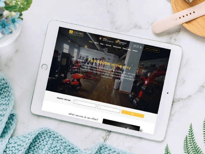 Gym Pro Nivora Kajabi Website Theme