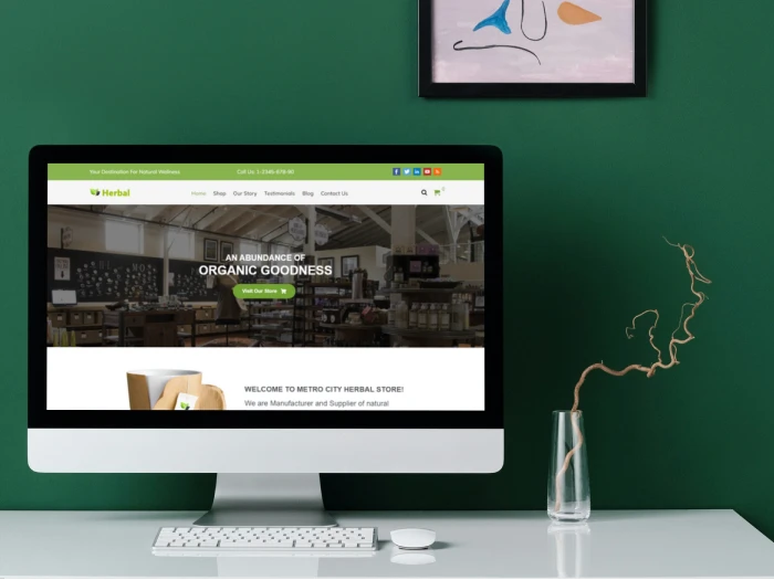 Herbal WordPress- Website Theme