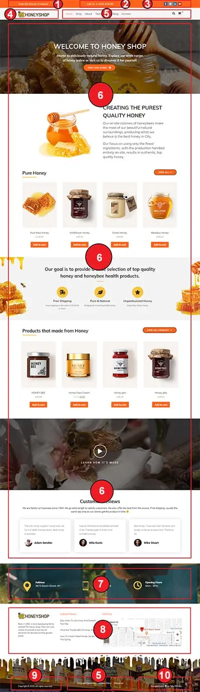 Honey Shop Pro Premium WordPress Theme Documentation