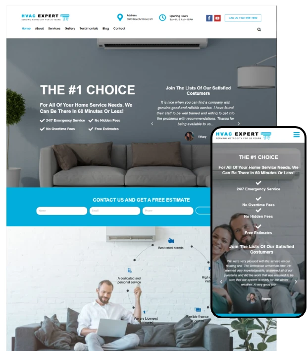HVAC WordPress Theme