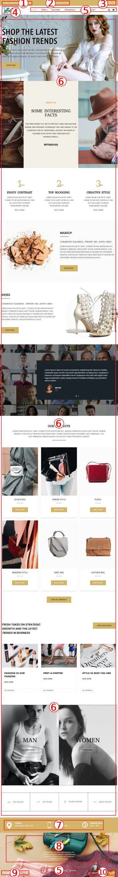 inFashion Premium WordPress Theme Documentation