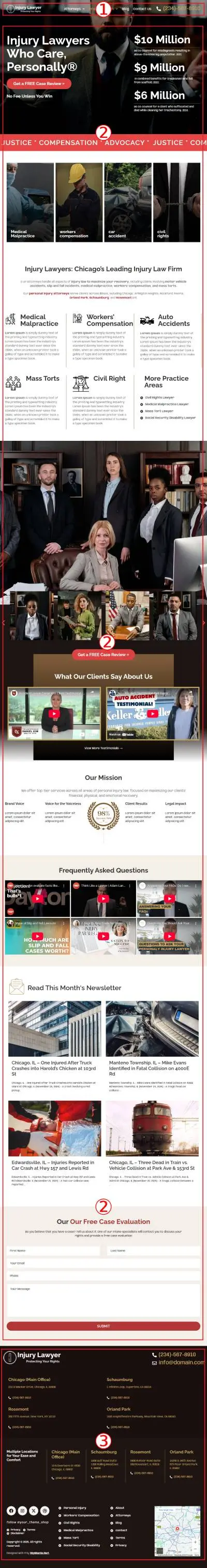 Injury Lawyer Premium WordPress Theme Documentation