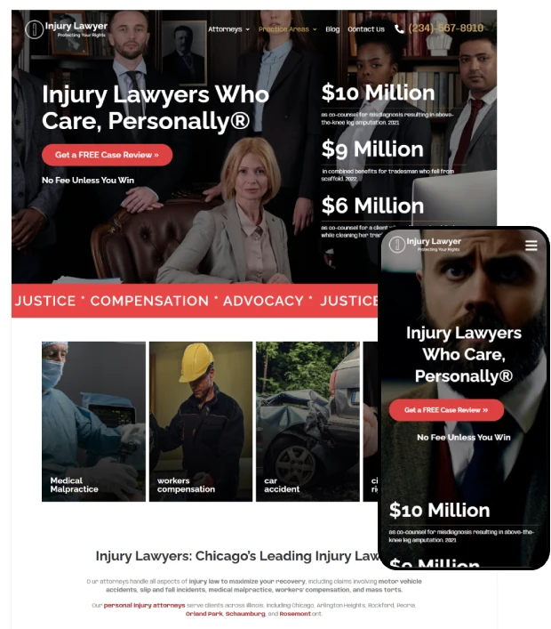 Injury Lawyer WordPress Theme