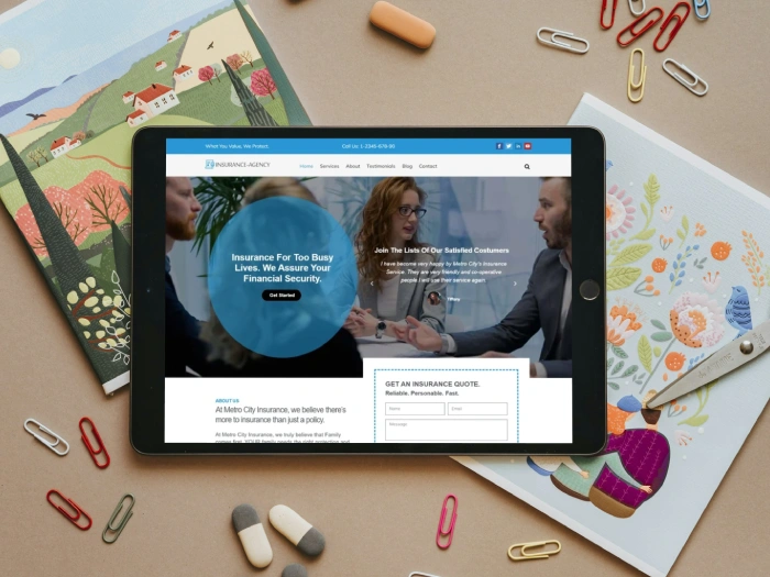 Insurance Now Pro Nivora Kajabi Website Theme