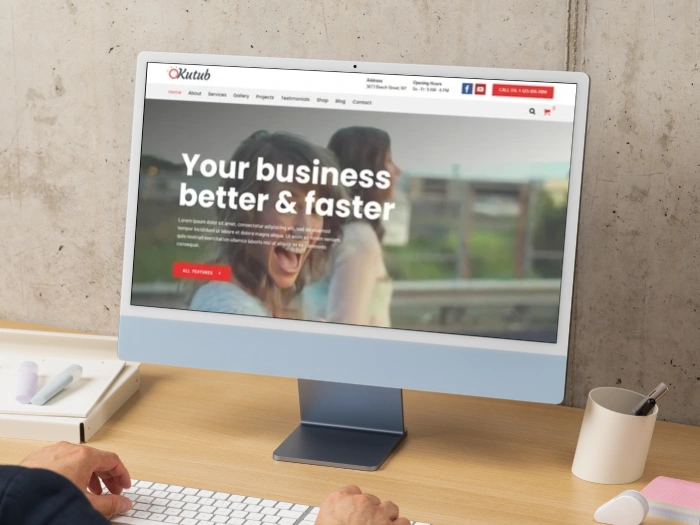 Kutub Pro WordPress- Website Theme